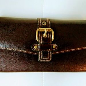 Chocolate Brown Clutch